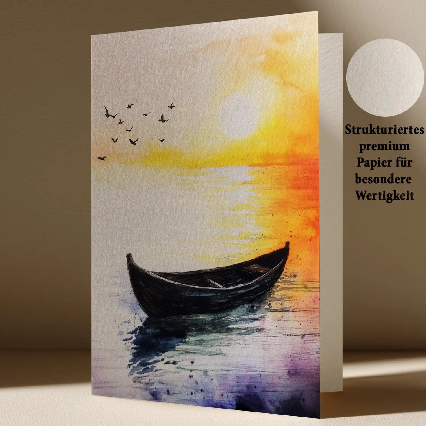 Grußkarte mit Trauer Motiv