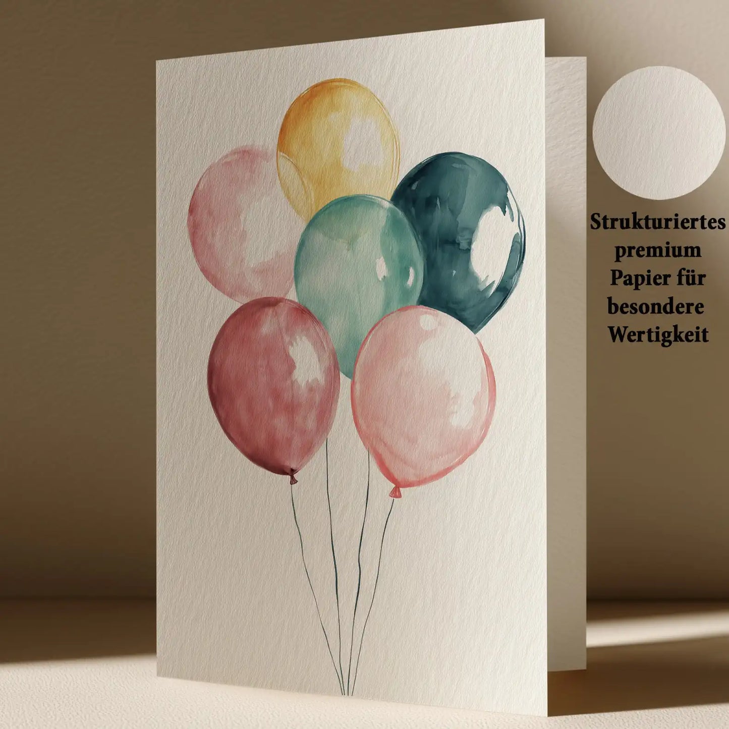 Grußkarte mit Geburtstags Motiv