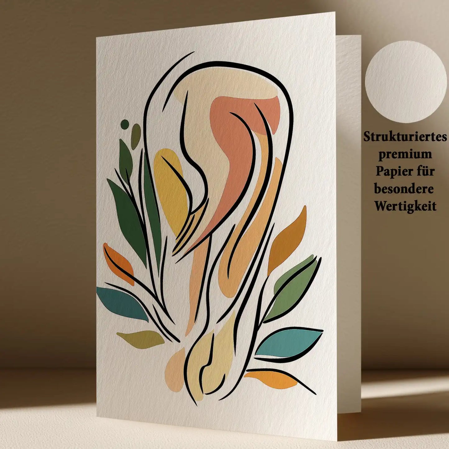 Grußkarte mit Popart Motiv