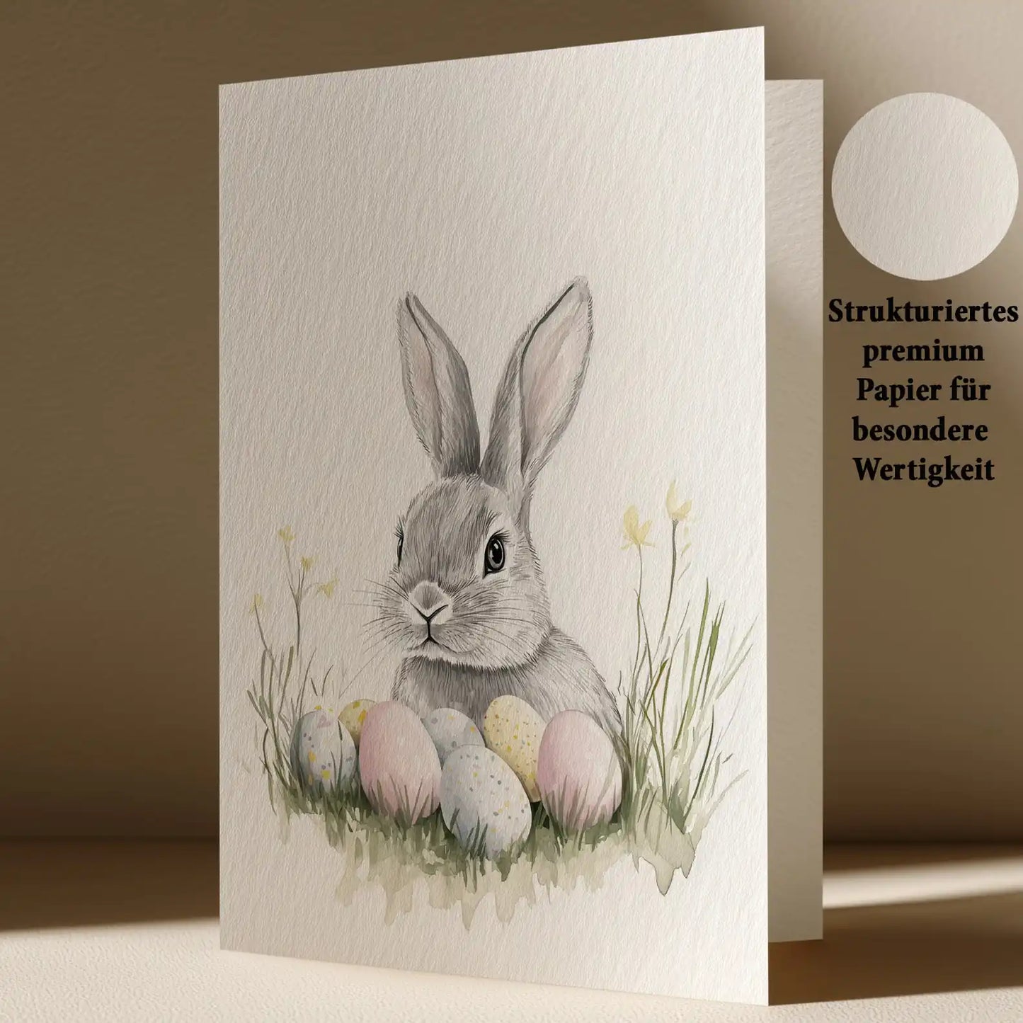 Grußkarte mit Oster Motiv