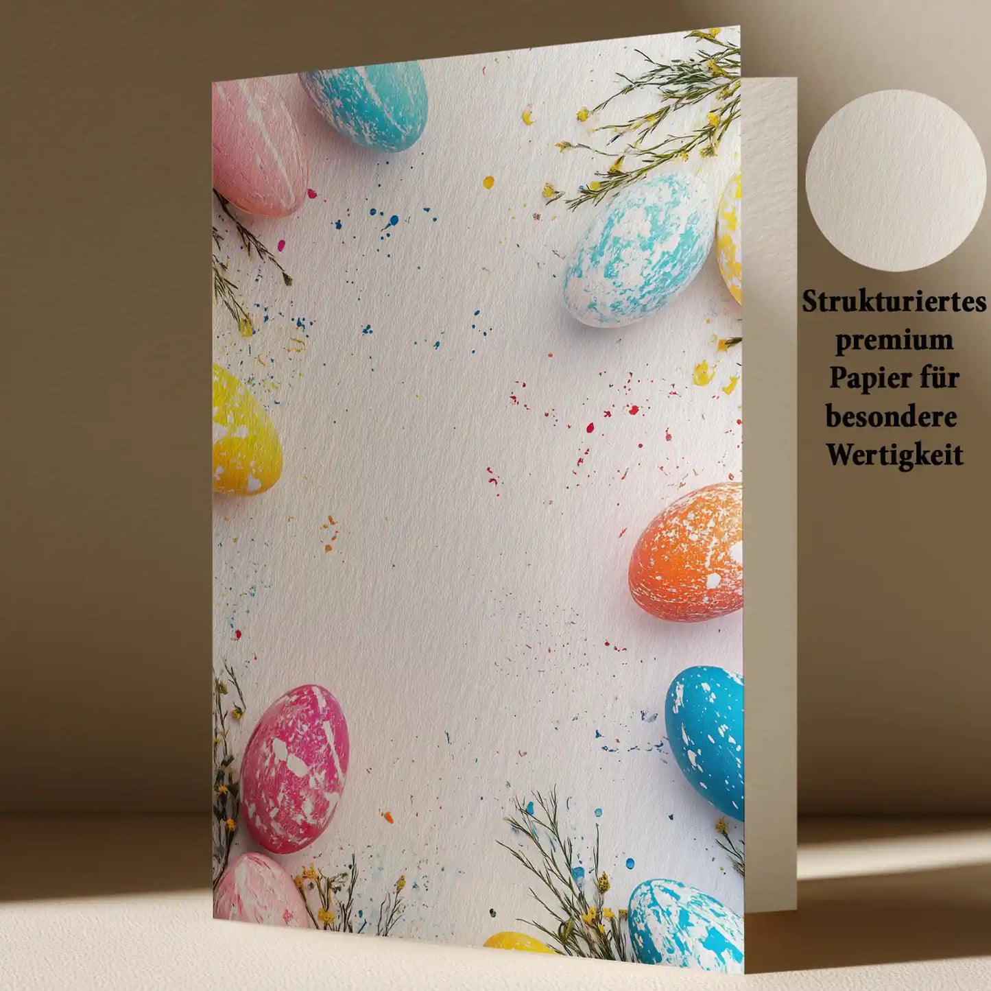 Grußkarte mit Oster Motiv
