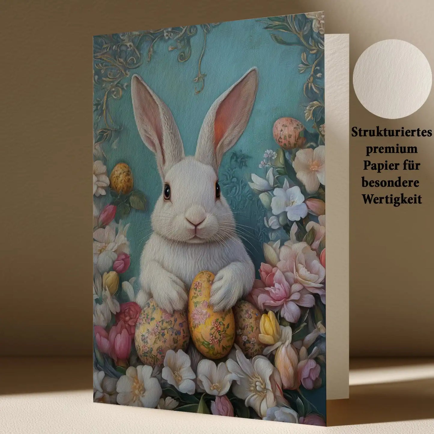 Grußkarte mit Oster Motiv