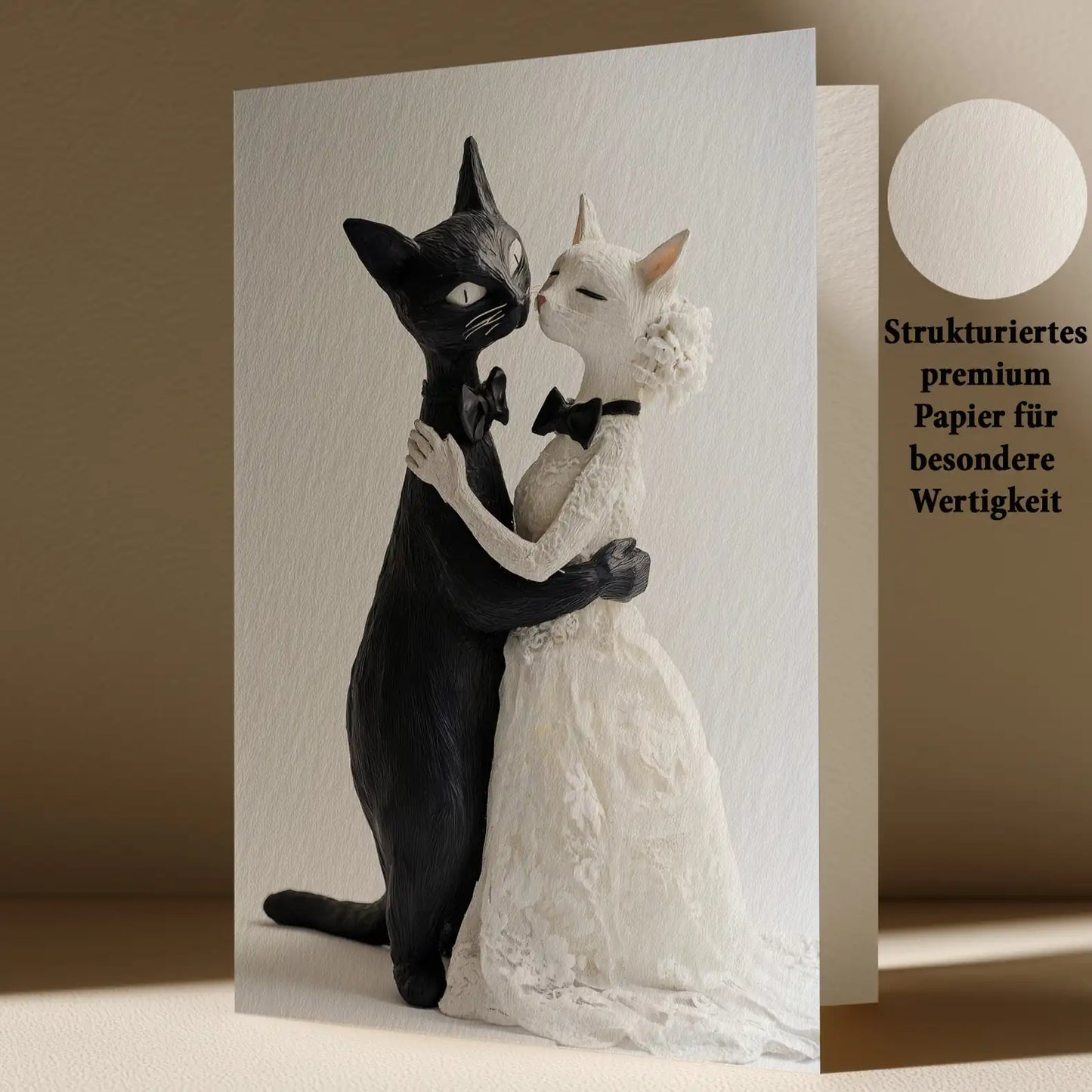 Grußkarte mit Hochzeits Motiv