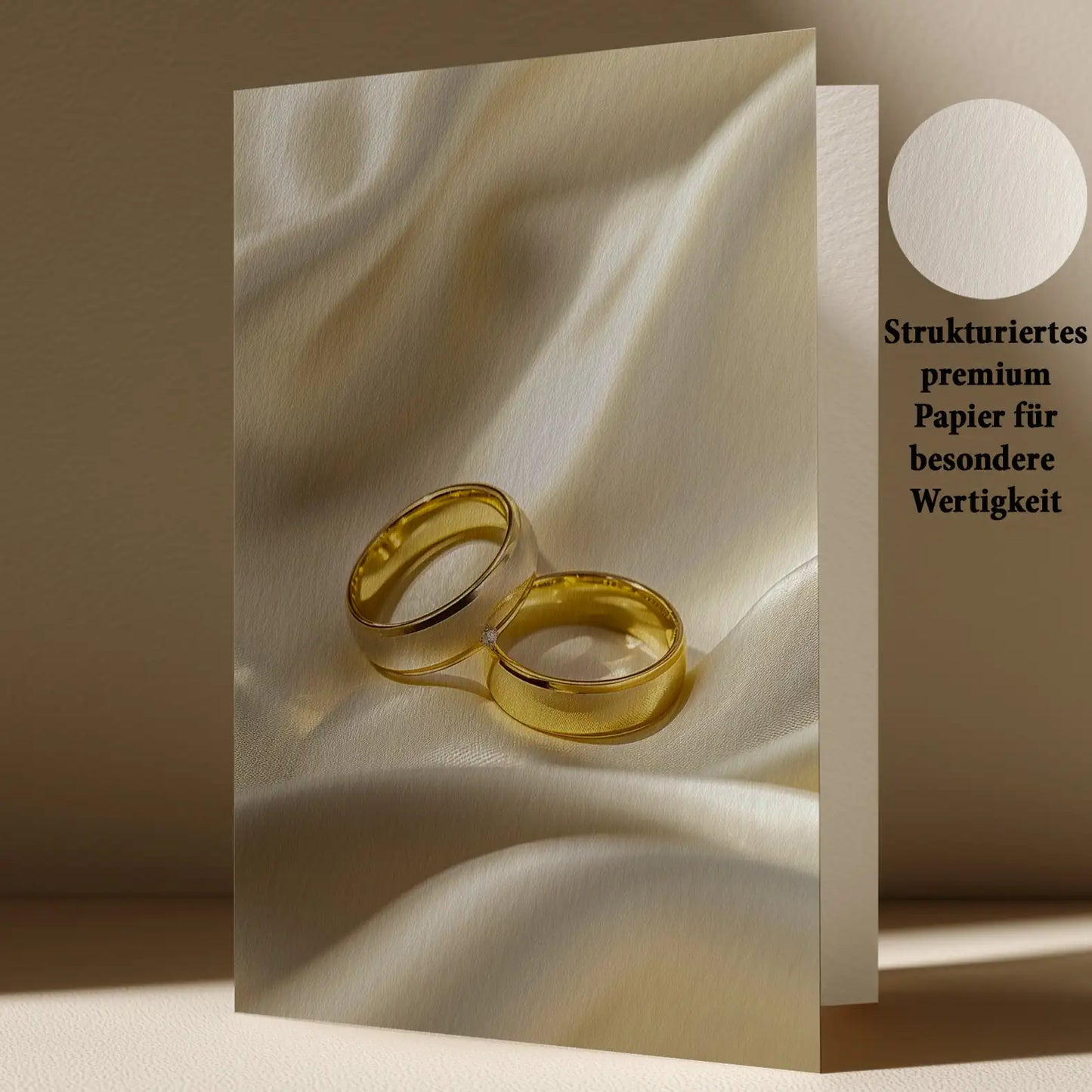 Grußkarte mit Hochzeits Motiv