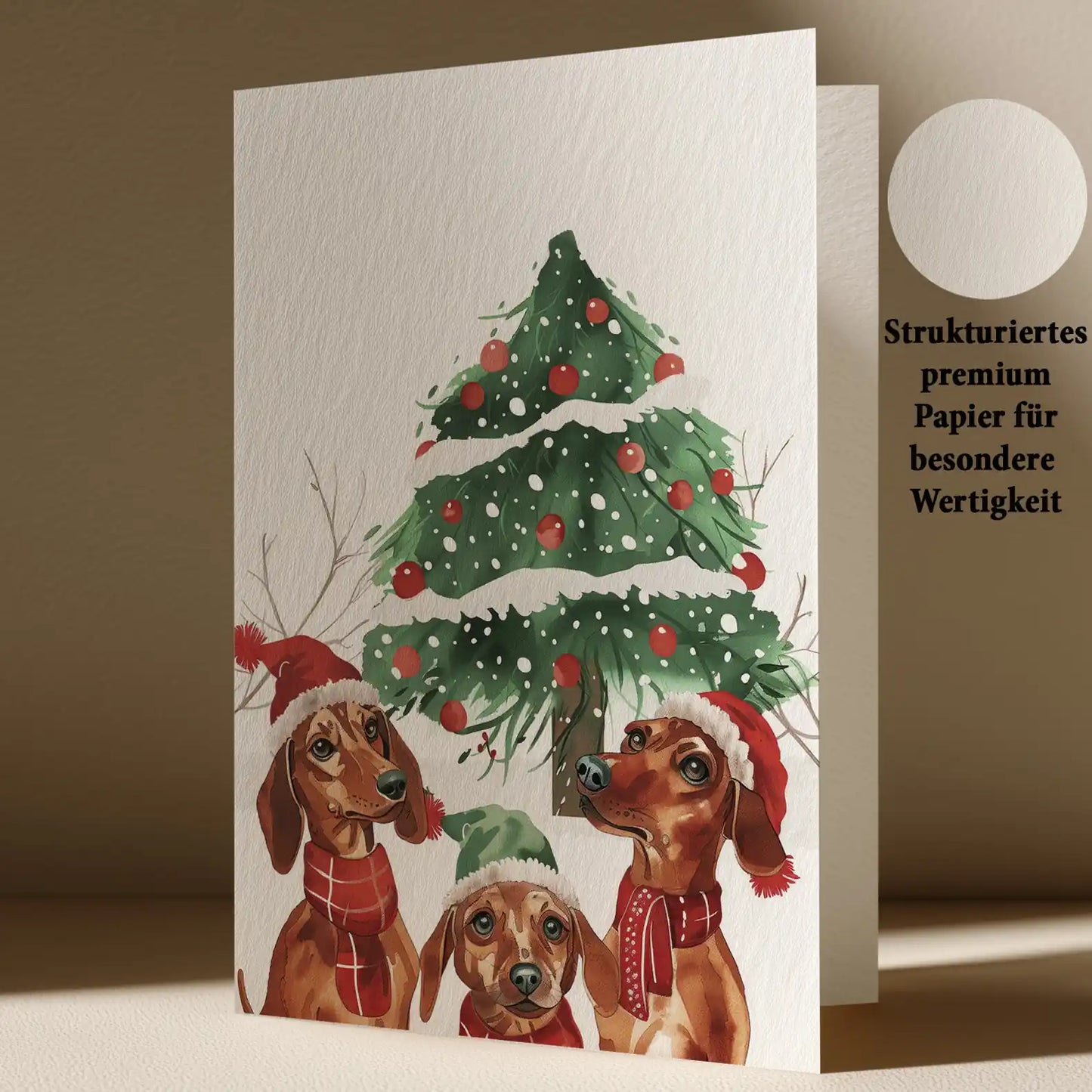 Grußkarte mit Weihnachts Motiv