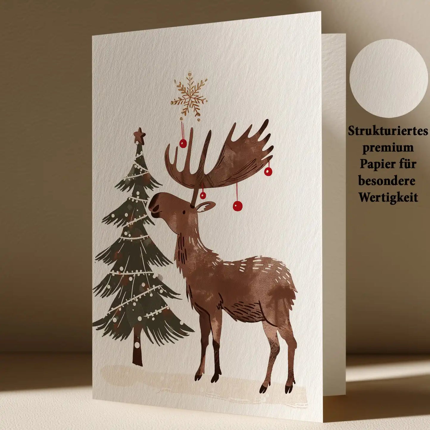 Grußkarte mit Weihnachts Motiv