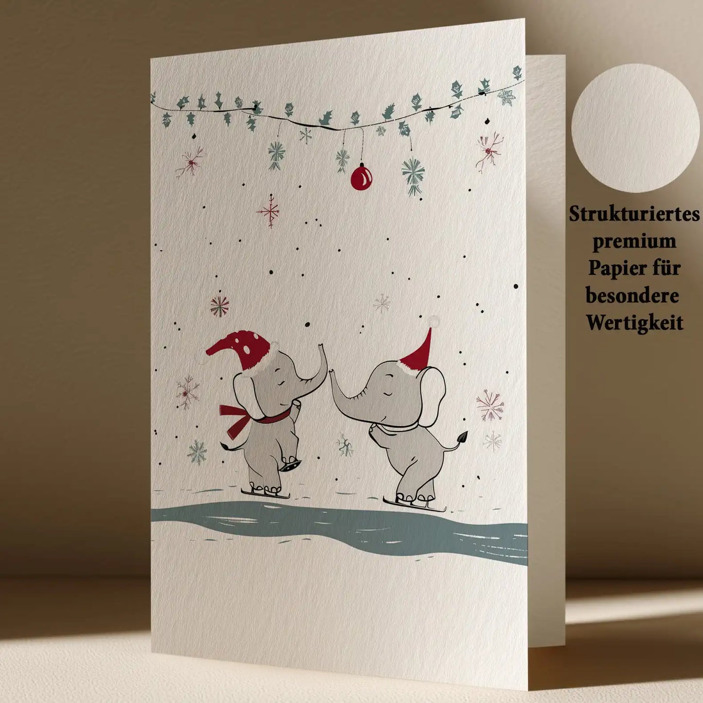 Grußkarte mit Weihnachts Motiv