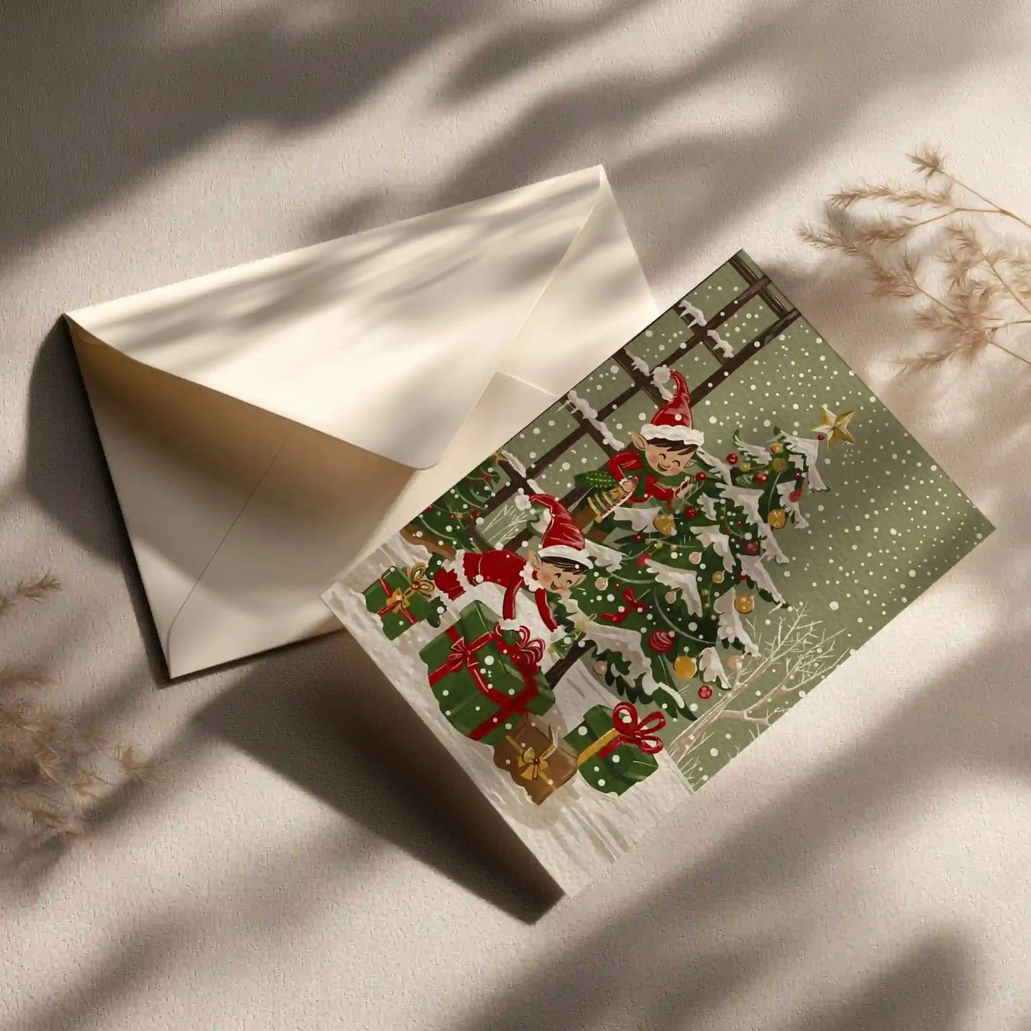 Grußkarte mit Weihnachts Motiv