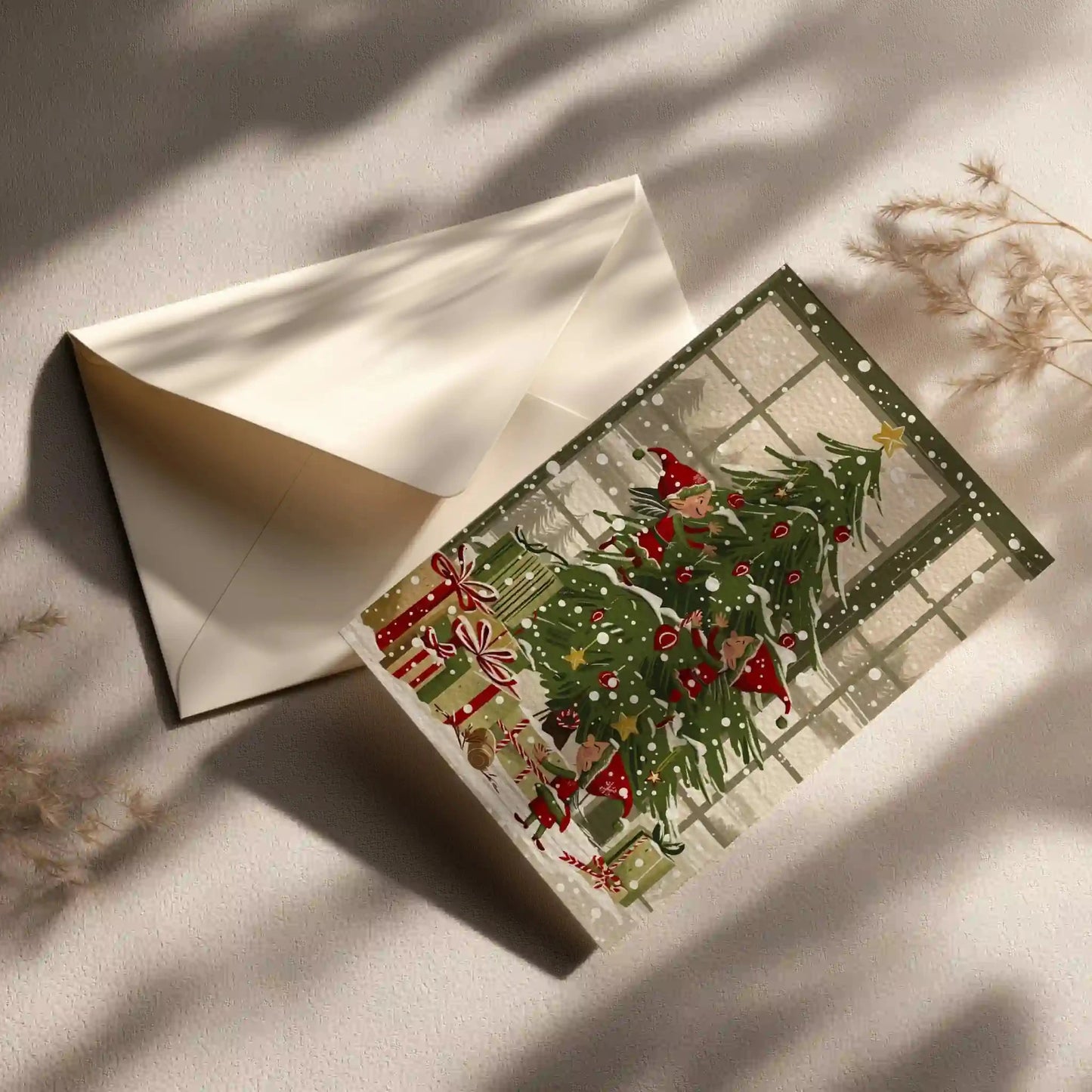 Grußkarte mit Weihnachts Motiv