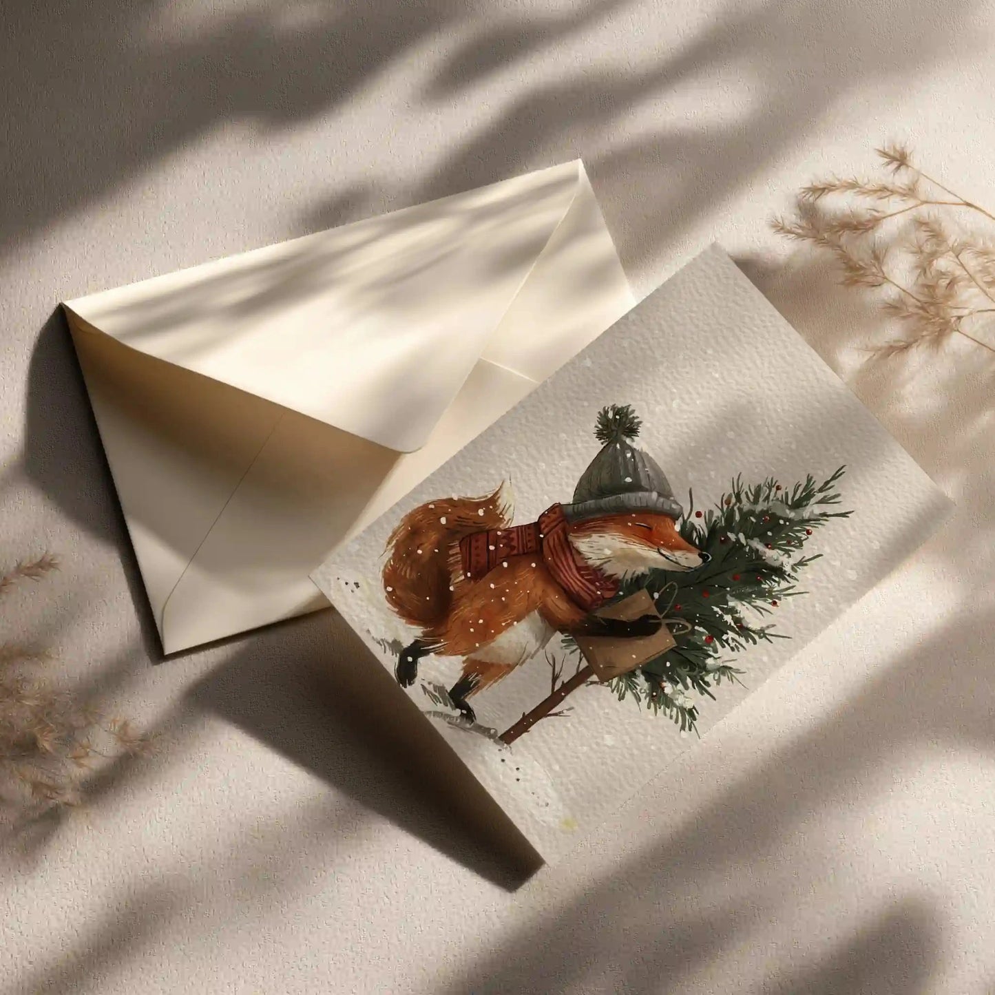 Grußkarte mit Weihnachts Motiv