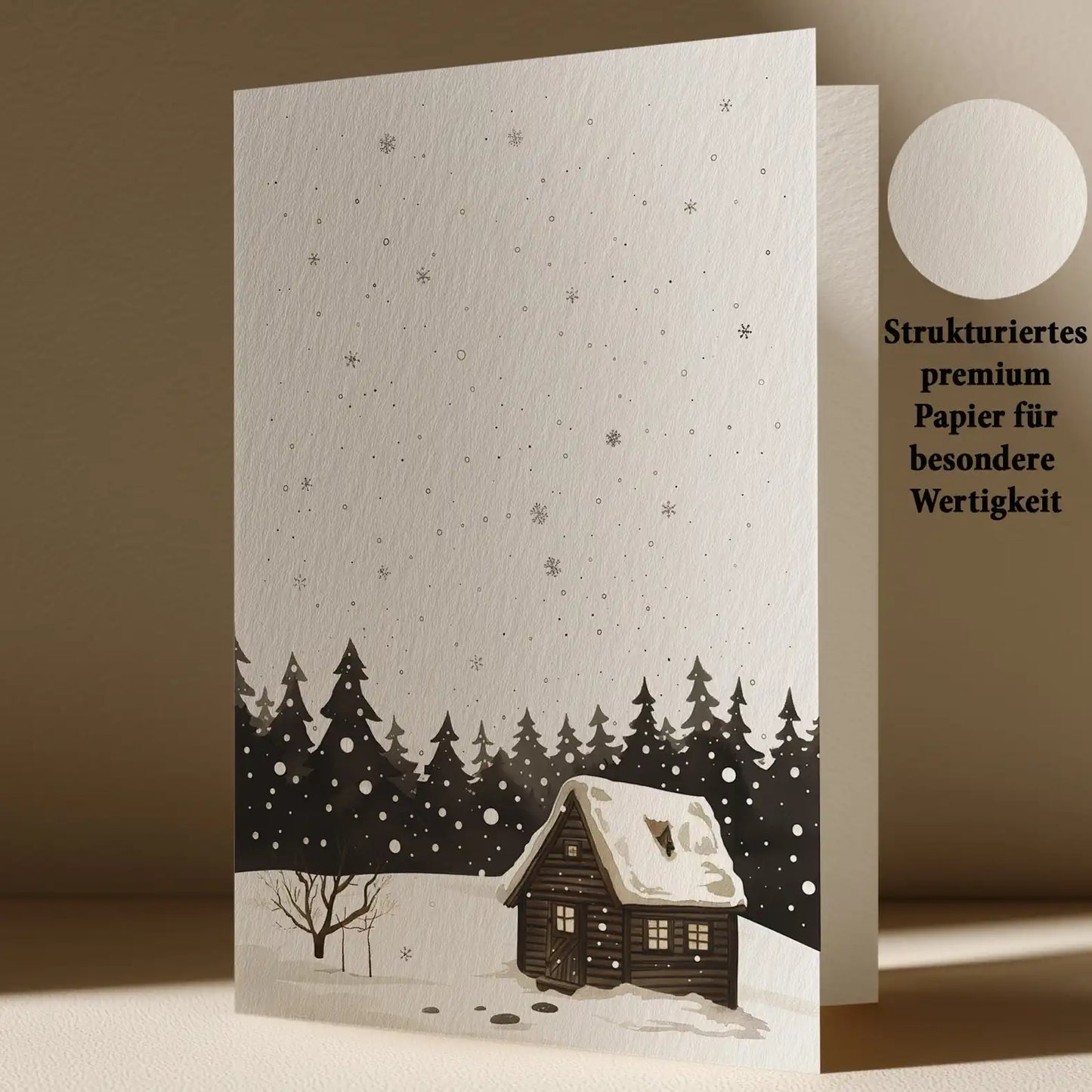 Grußkarte mit Weihnachts Motiv