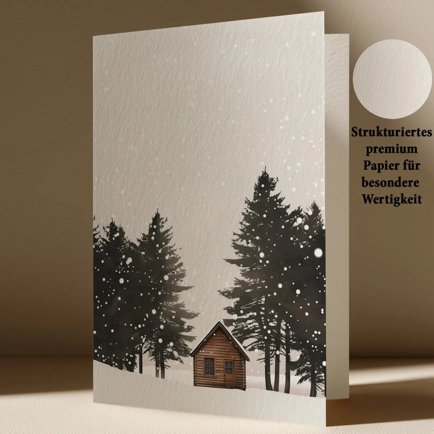 Grußkarte mit Weihnachts Motiv