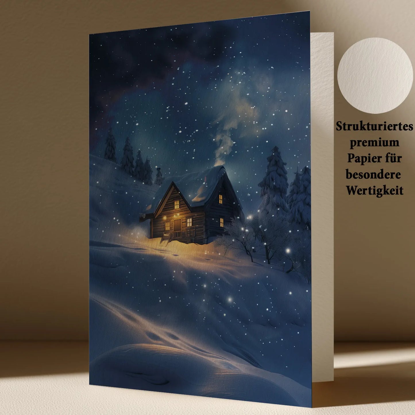 Grußkarte mit Weihnachts Motiv