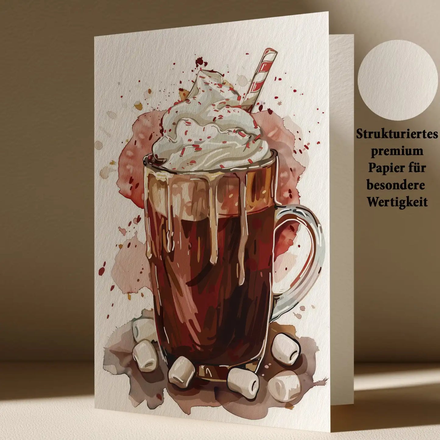 Grußkarte mit Weihnachts Motiv