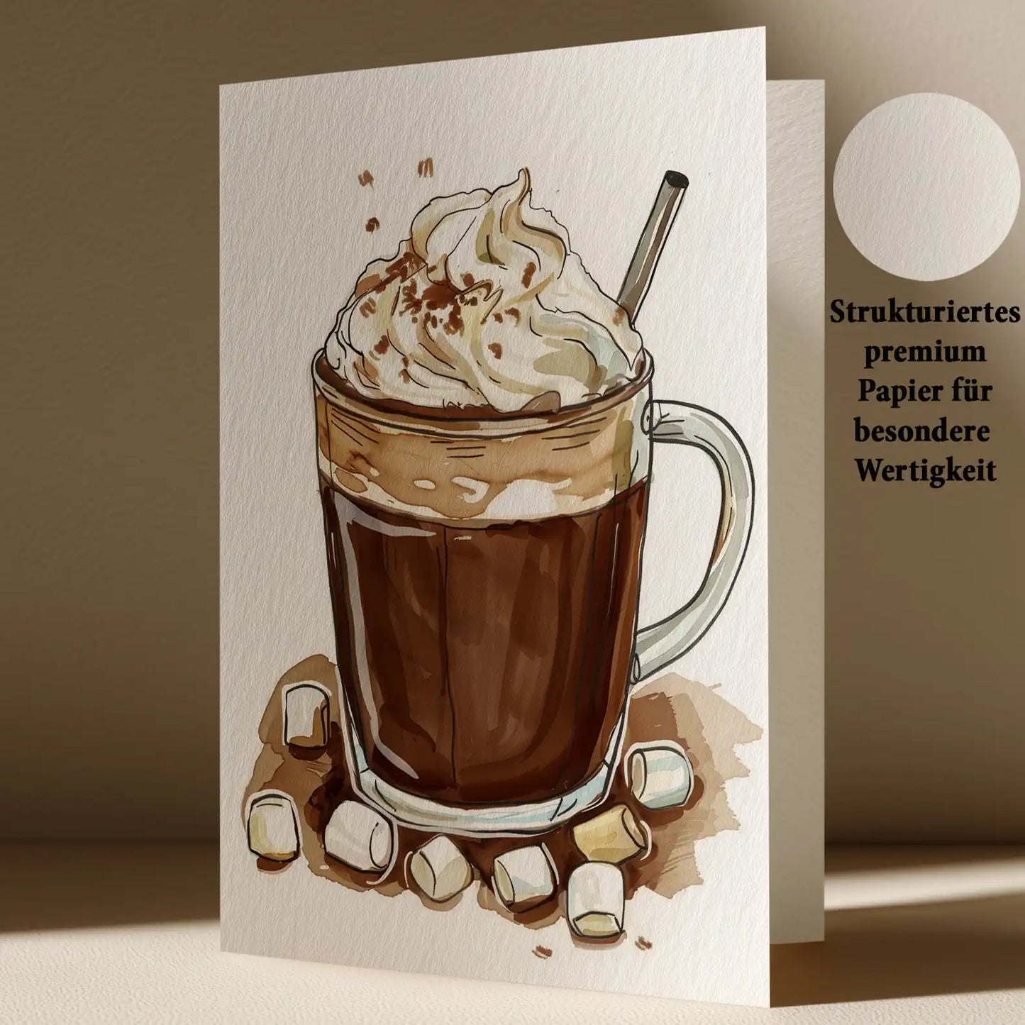 Grußkarte mit Weihnachts Motiv