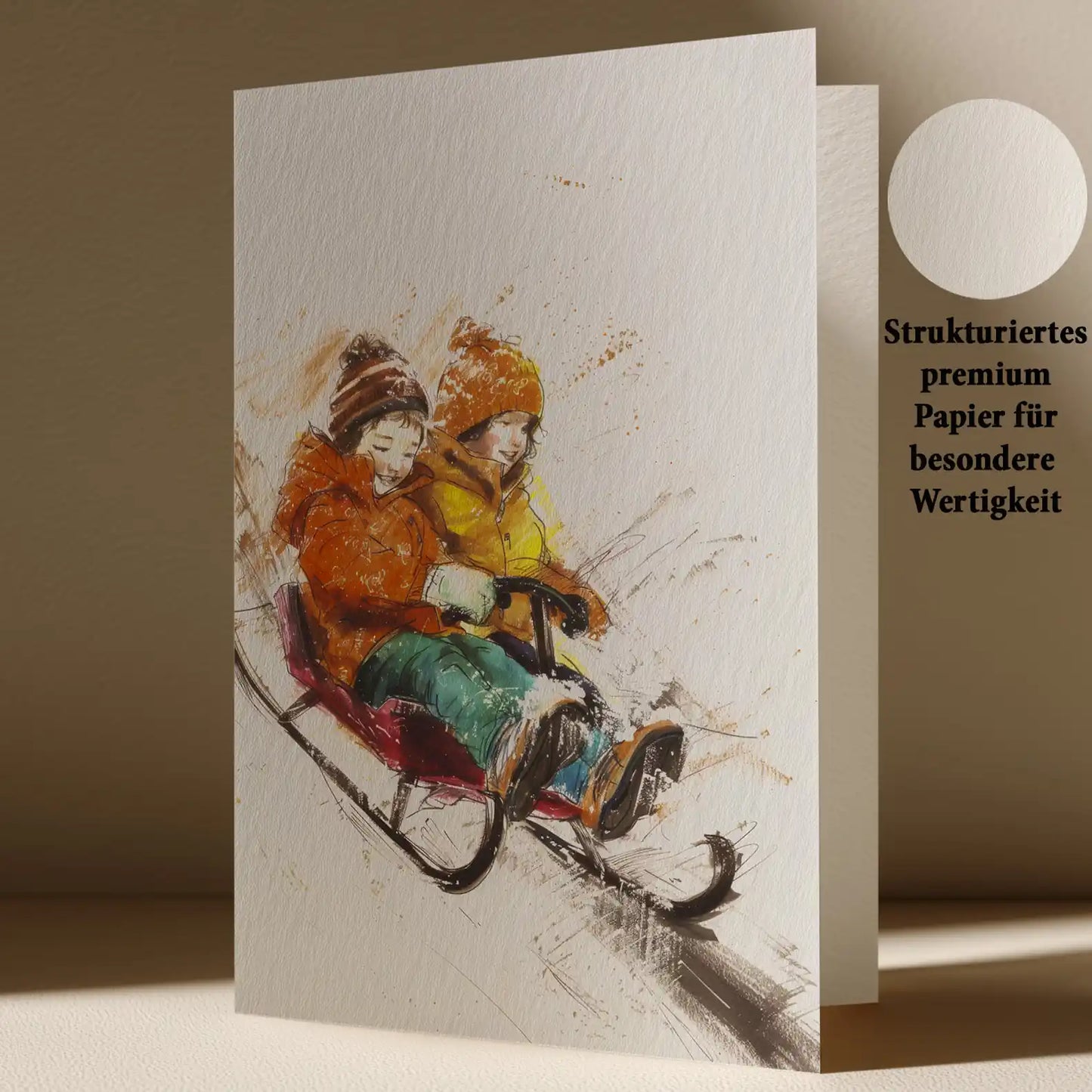 Grußkarte mit Weihnachts Motiv