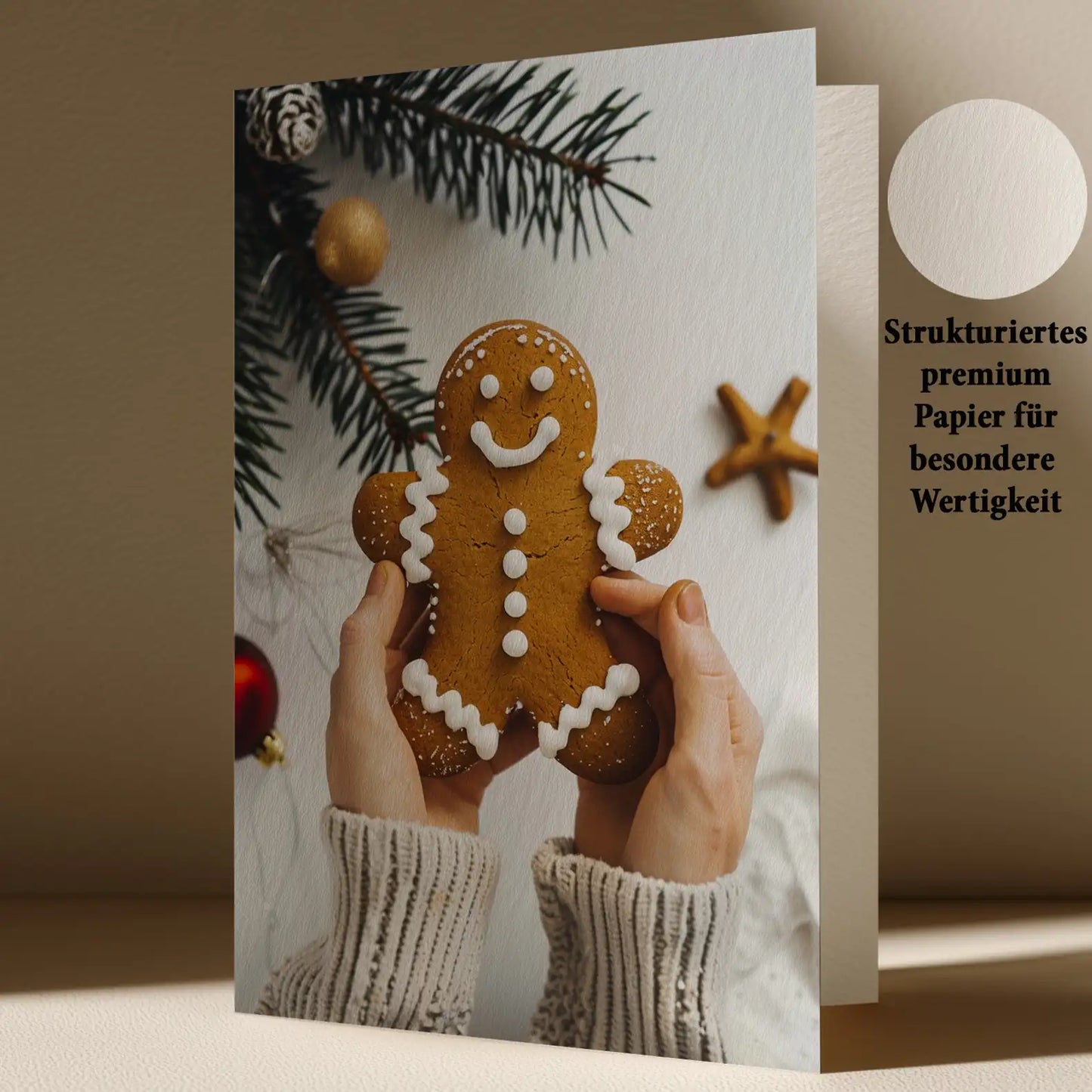 Grußkarte mit Weihnachts Motiv