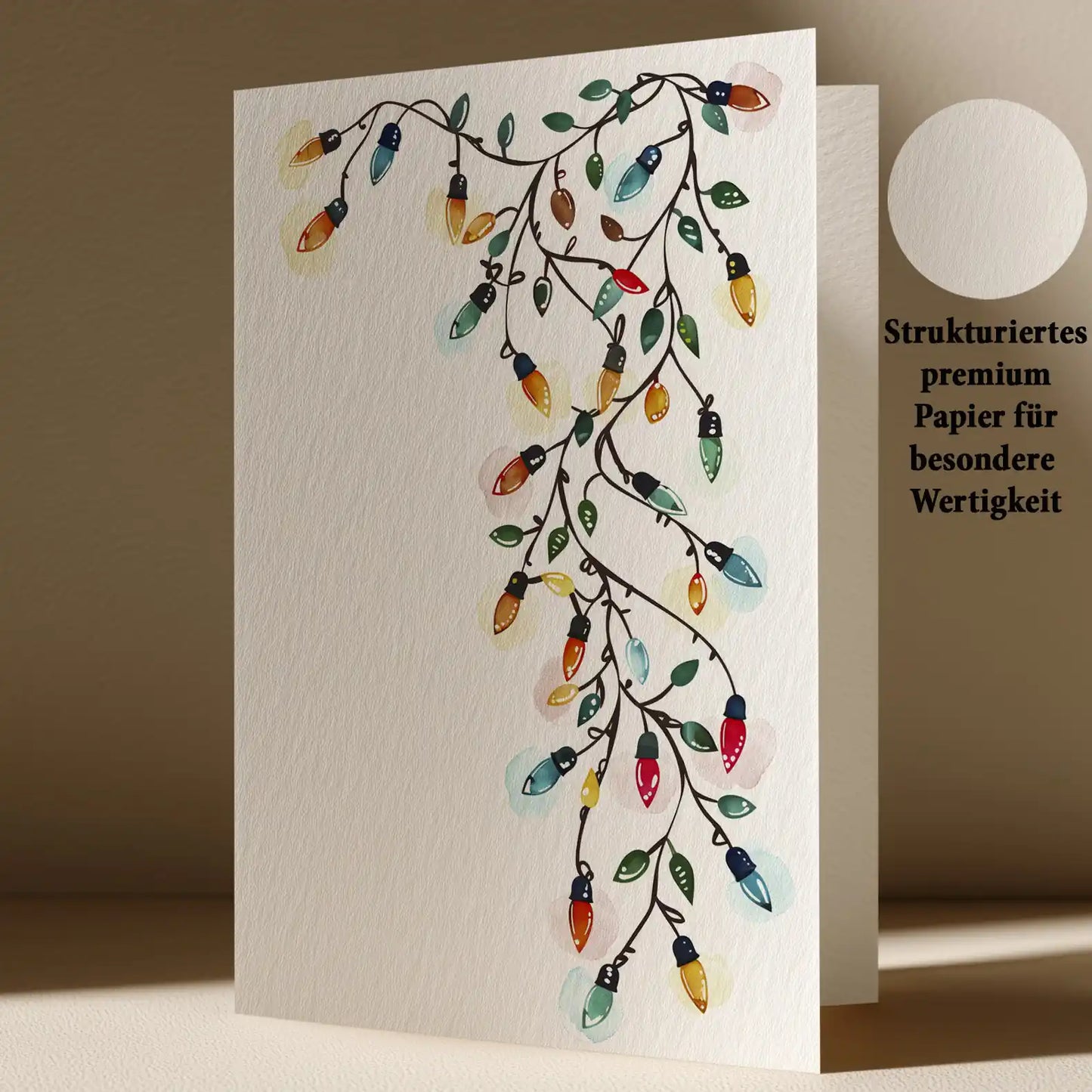 Grußkarte mit Weihnachts Motiv