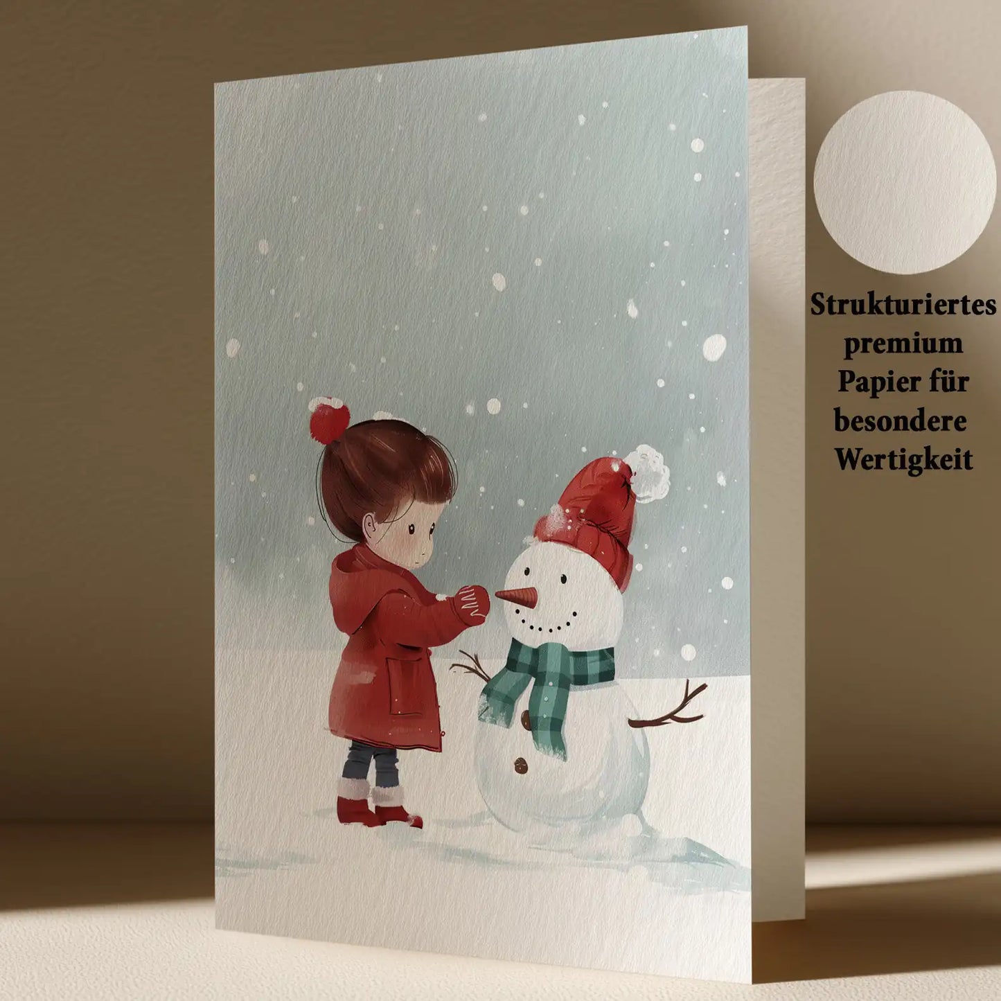 Grußkarte mit Weihnachts Motiv