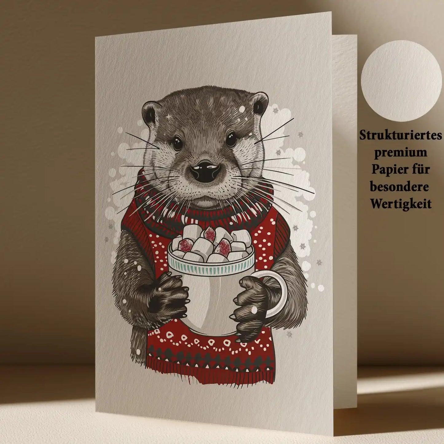 Grußkarte mit Weihnachts Motiv