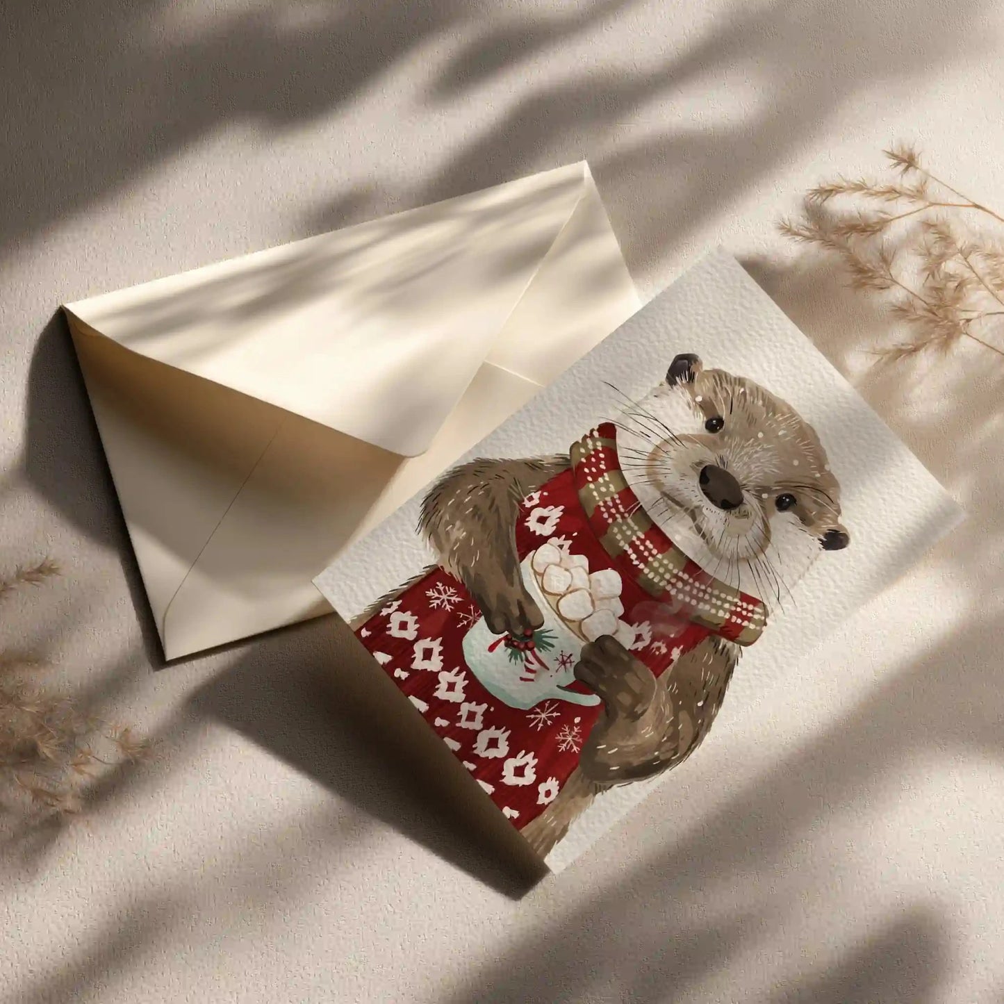 Grußkarte mit Weihnachts Motiv