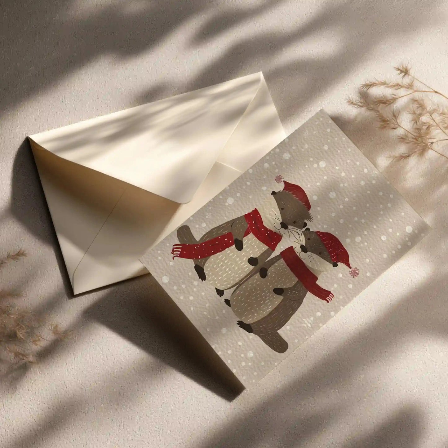 Grußkarte mit Weihnachts Motiv