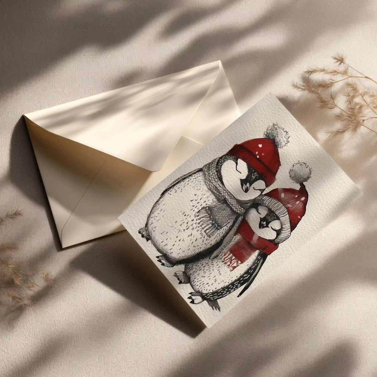 Grußkarte mit Weihnachts Motiv