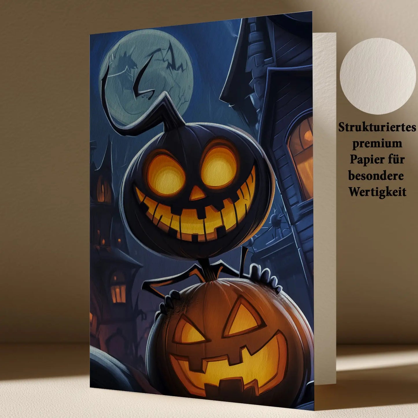 Grußkarte mit Halloween Motiv