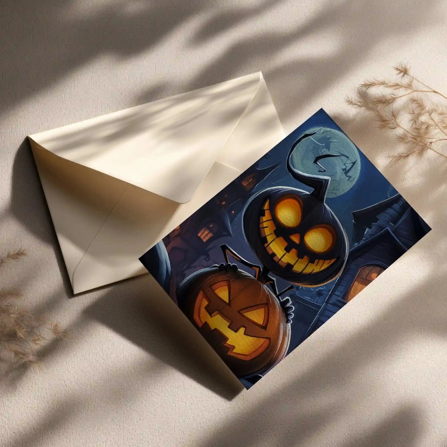 Grußkarte mit Halloween Motiv