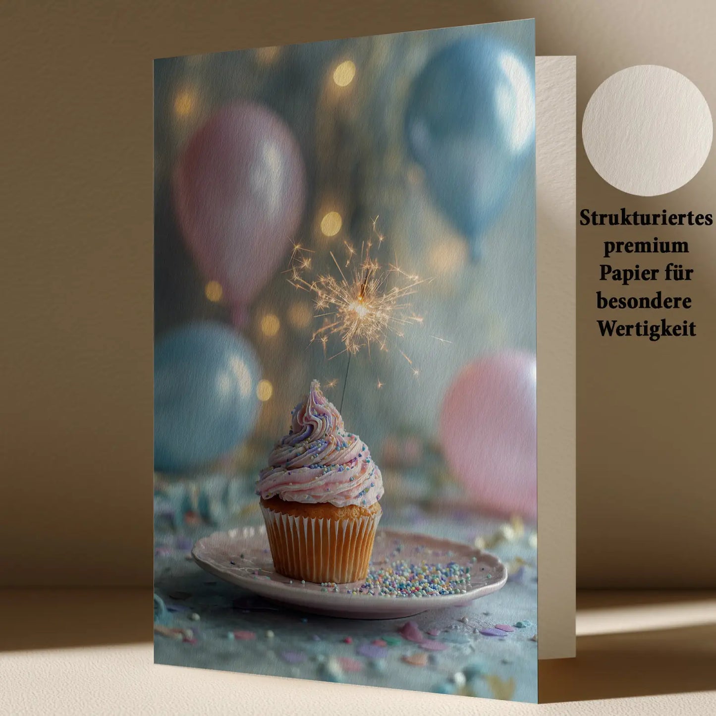 Grußkarte mit Geburtstags Motiv