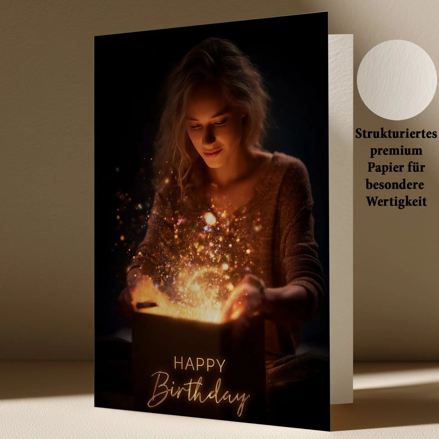 Grußkarte mit Geburtstags Motiv
