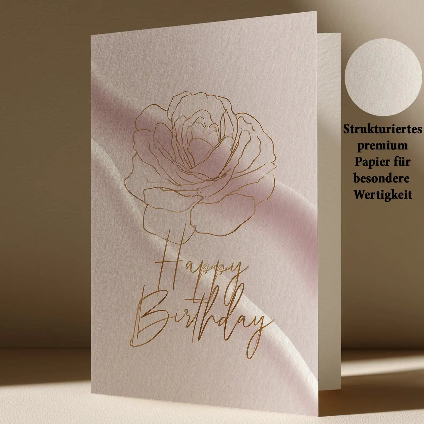 Grußkarte mit Geburtstags Motiv