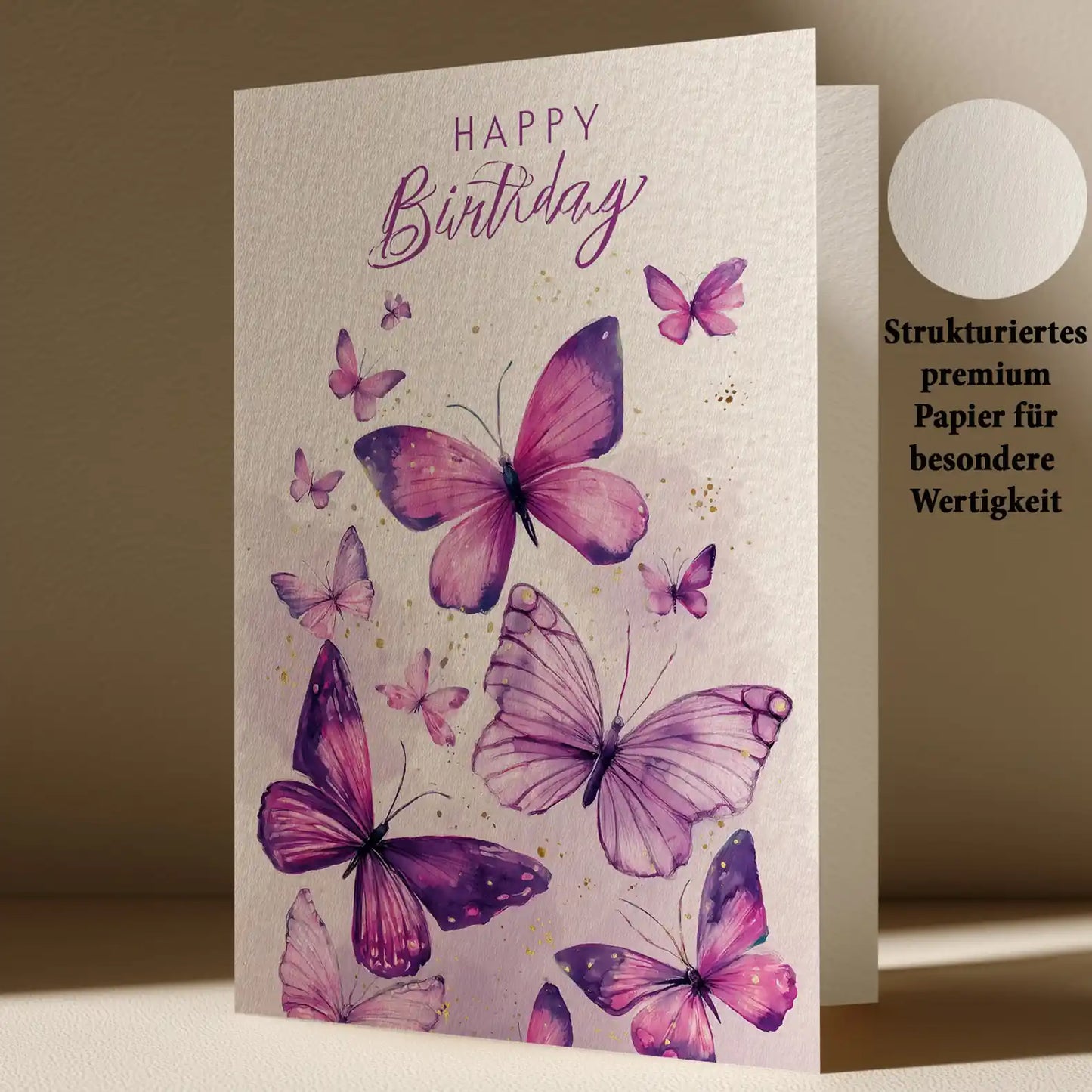 Grußkarte mit Geburtstags Motiv