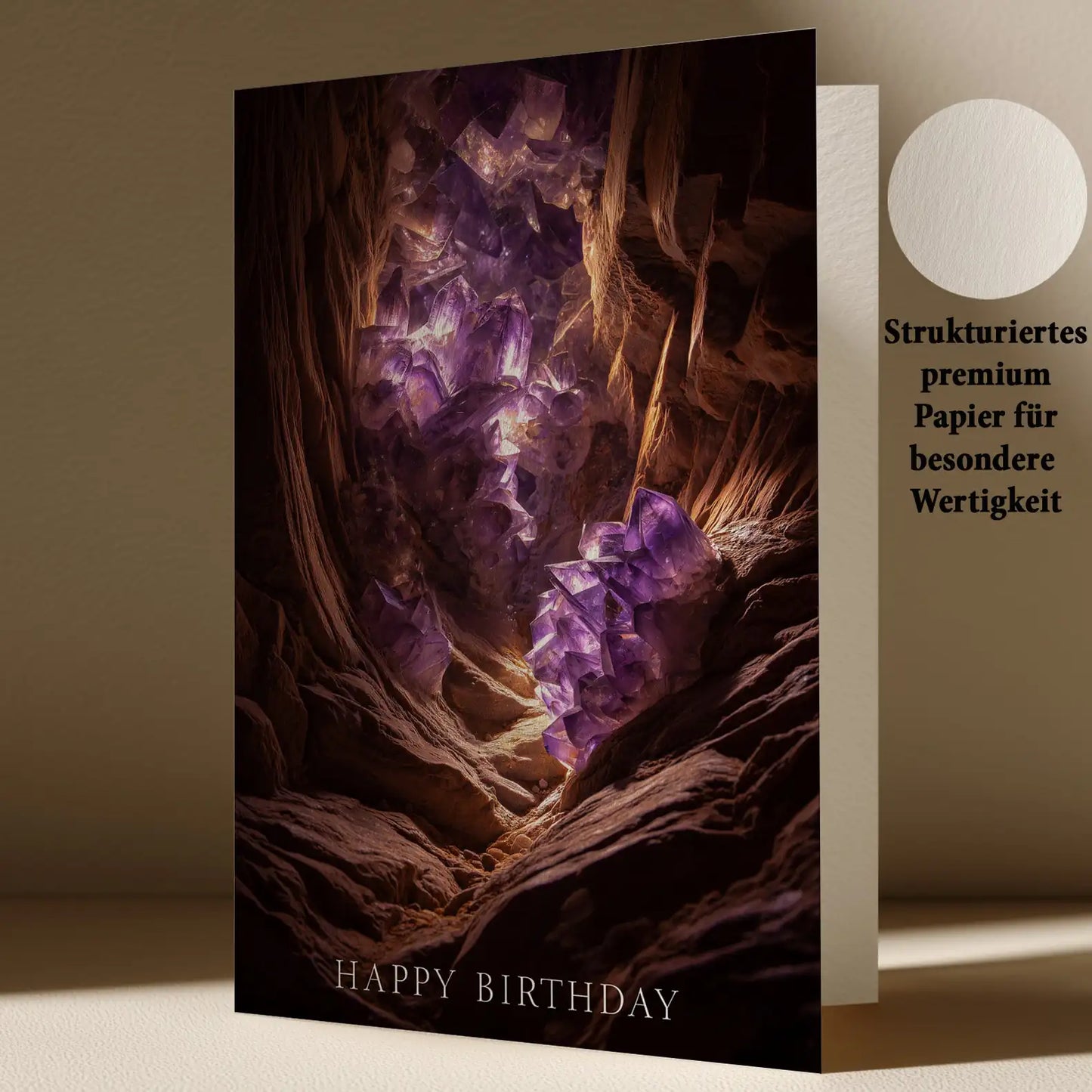 Grußkarte mit Geburtstags Motiv