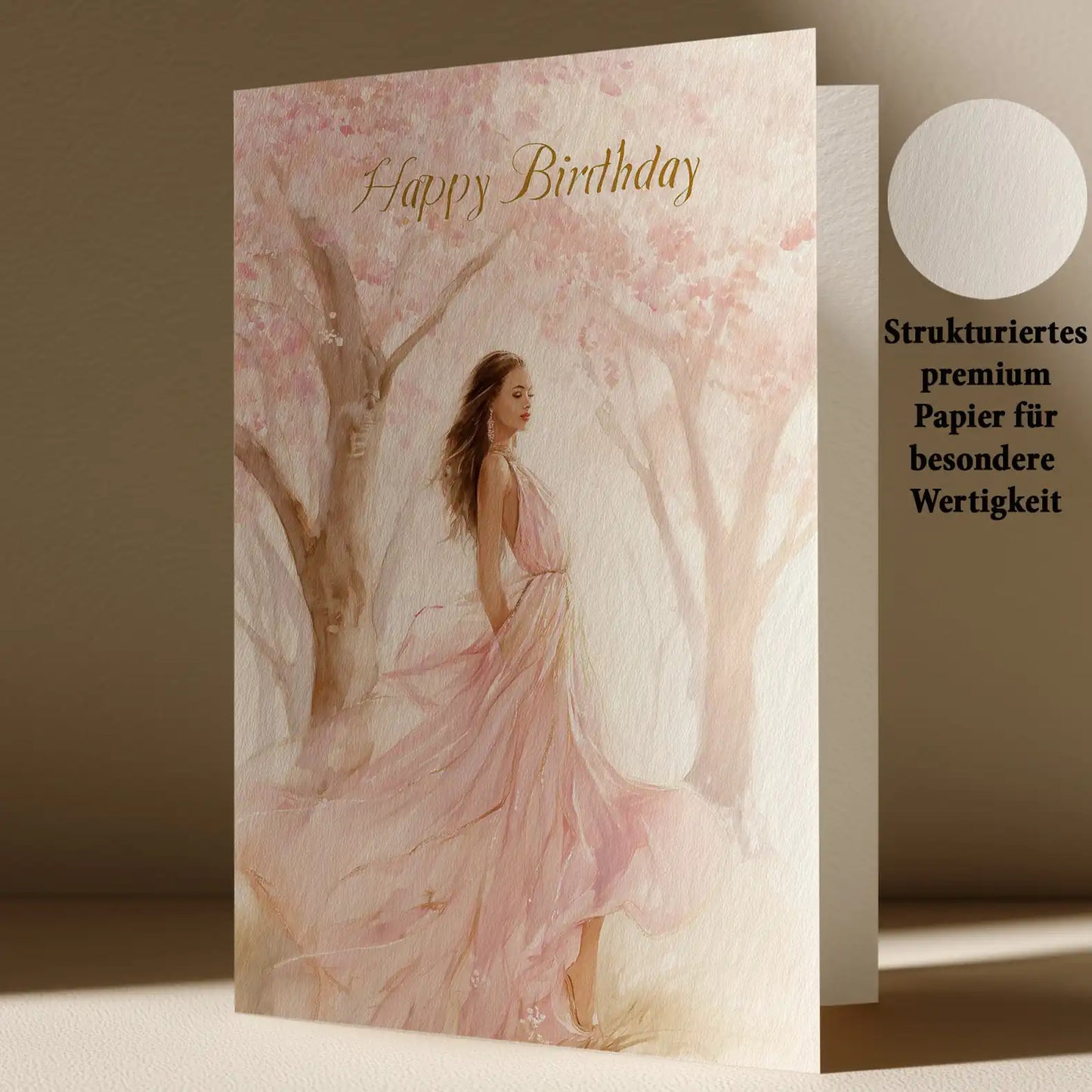 Grußkarte mit Geburtstags Motiv