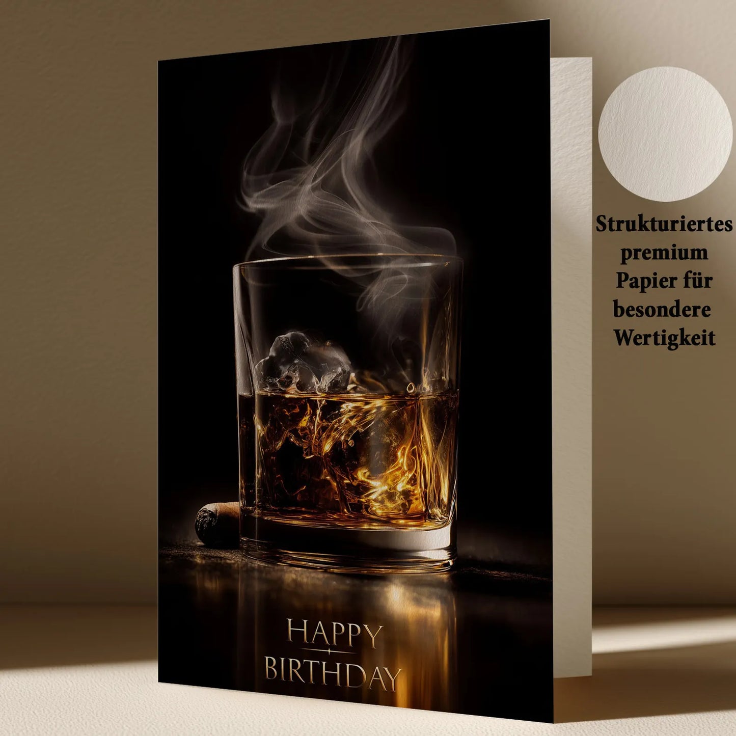 Grußkarte mit Geburtstags Motiv