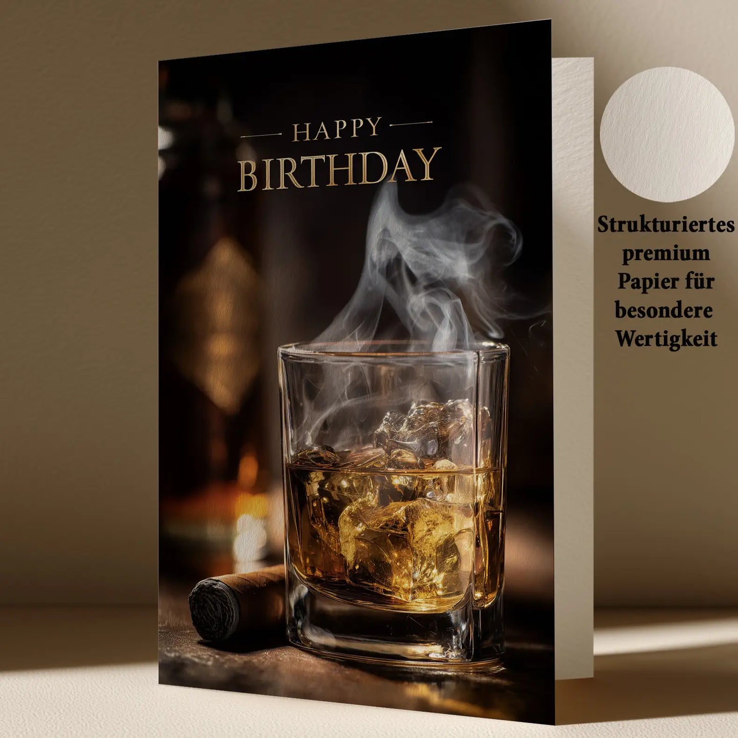 Grußkarte mit Geburtstags Motiv