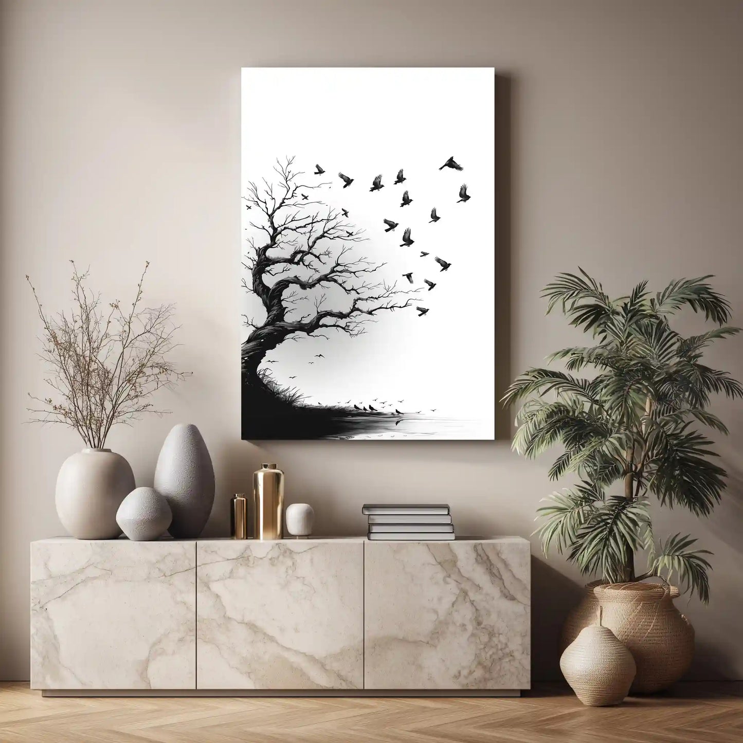 Wandbild Monochrom Kunstdruck Fine Art