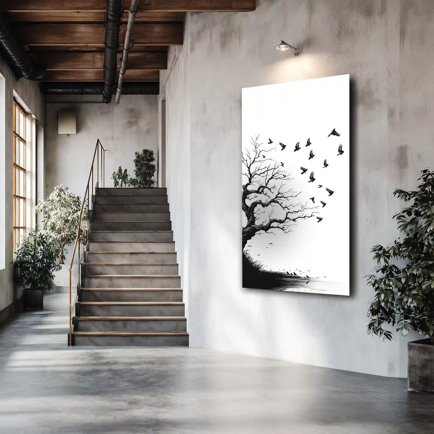 Wandbild Monochrom Kunstdruck Fine Art