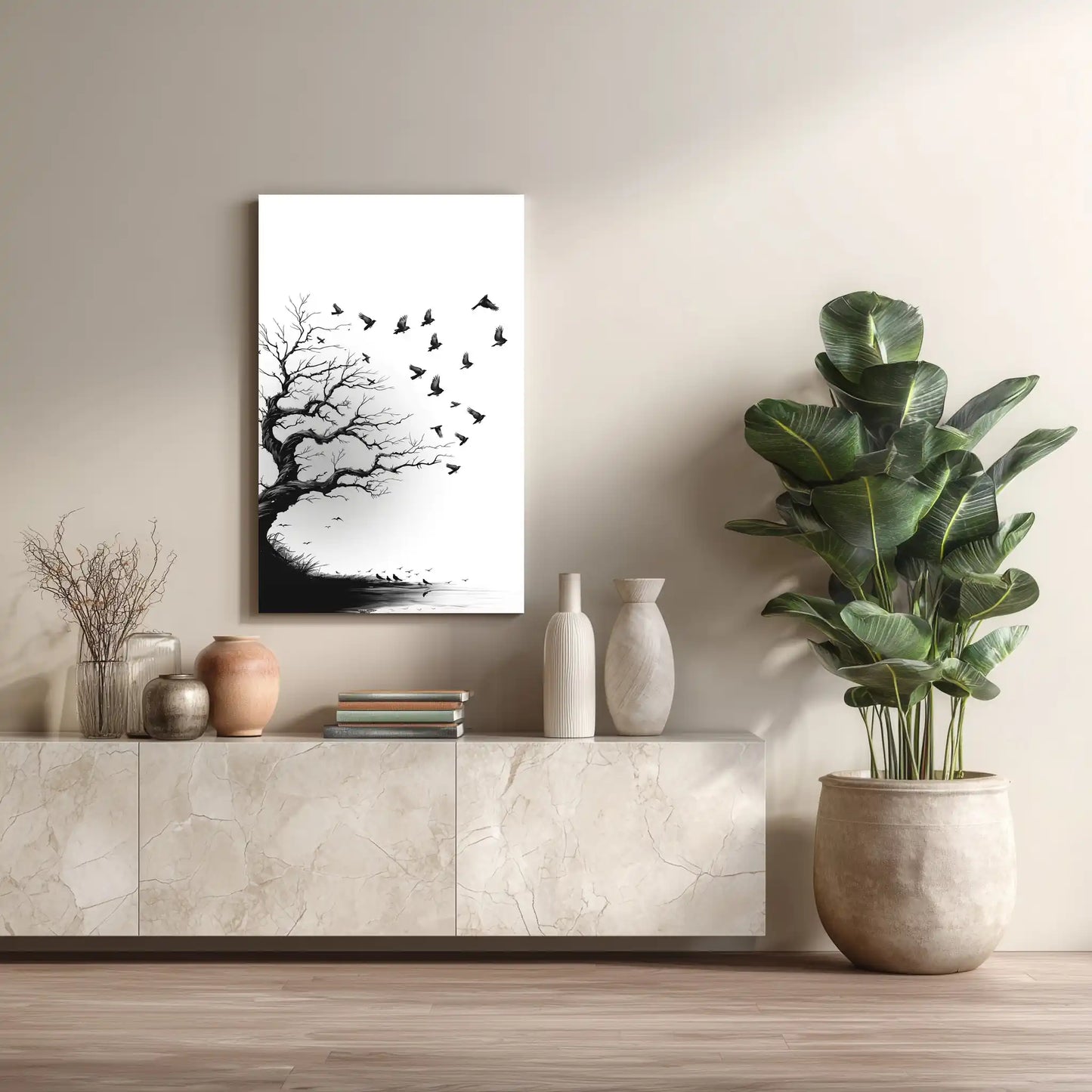 Wandbild Monochrom Kunstdruck Fine Art