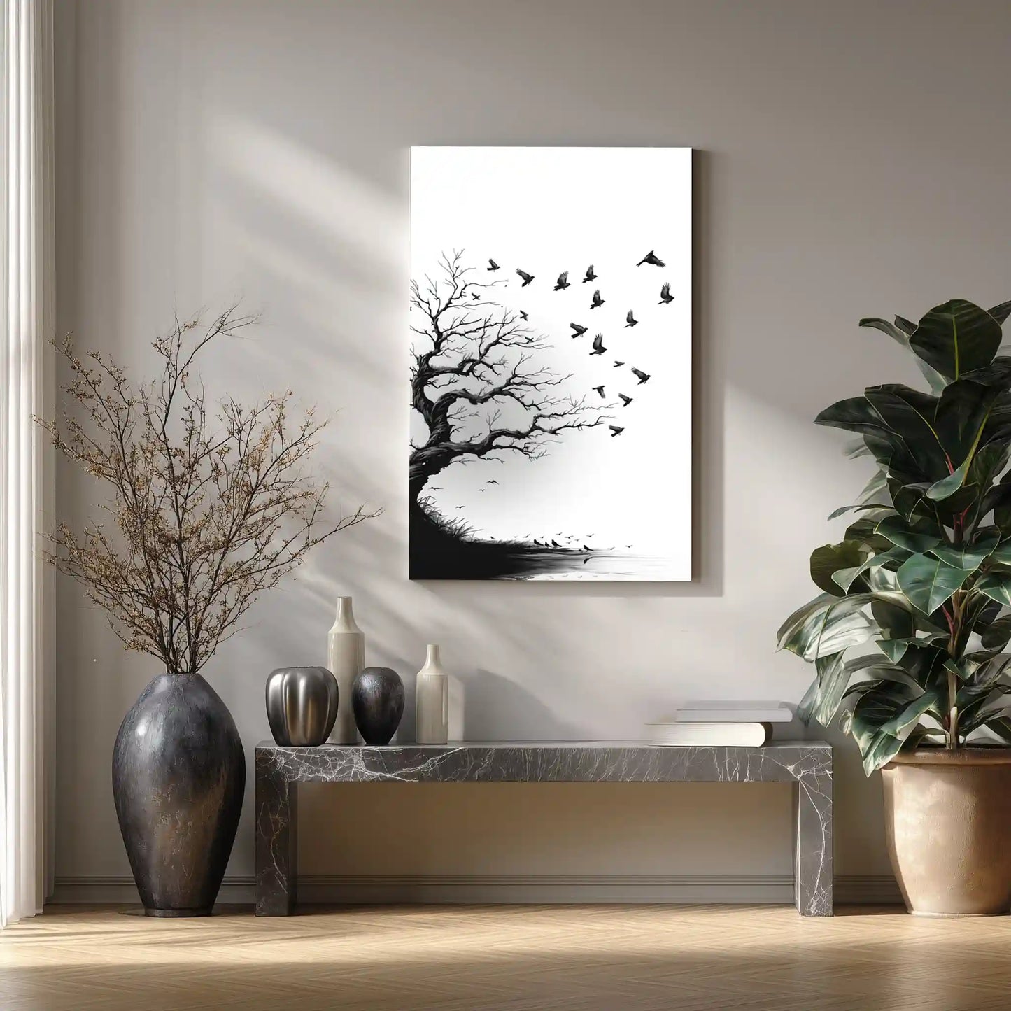 Wandbild Monochrom Kunstdruck Fine Art