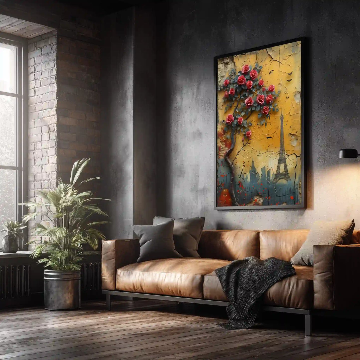 Leinwandbild Paris Motiv Abstrakt