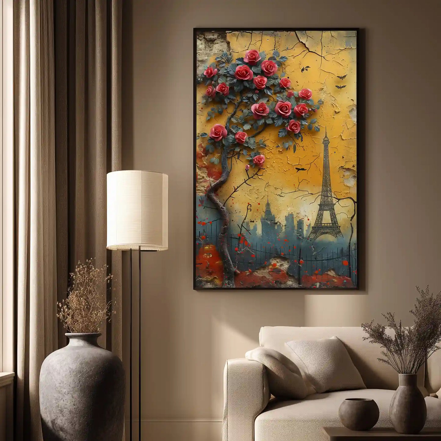 Leinwandbild Paris Motiv Abstrakt