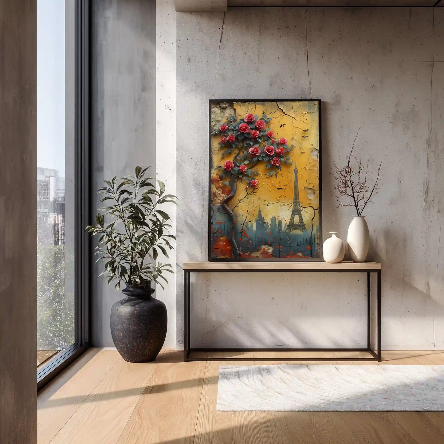 Leinwandbild Paris Motiv Abstrakt