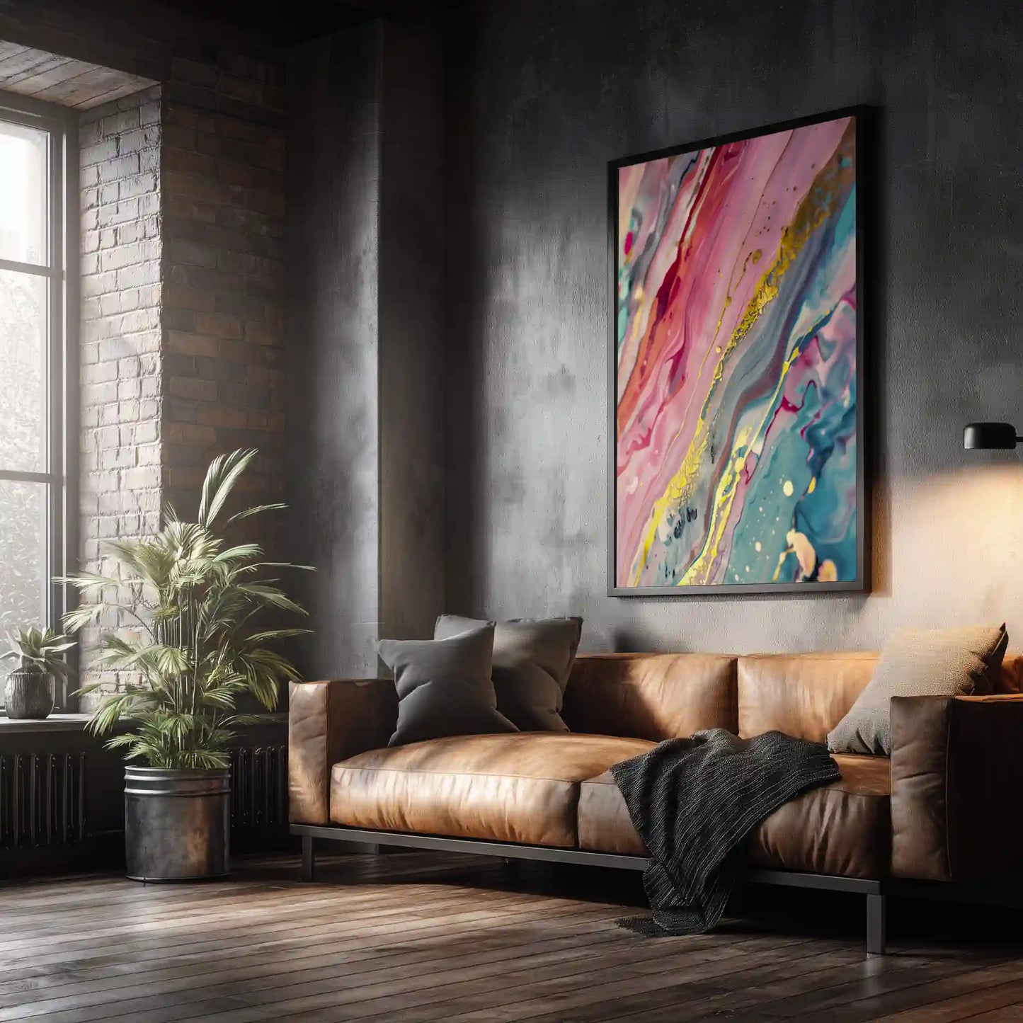 Leinwandbild Abstrakt Premium Leinwand