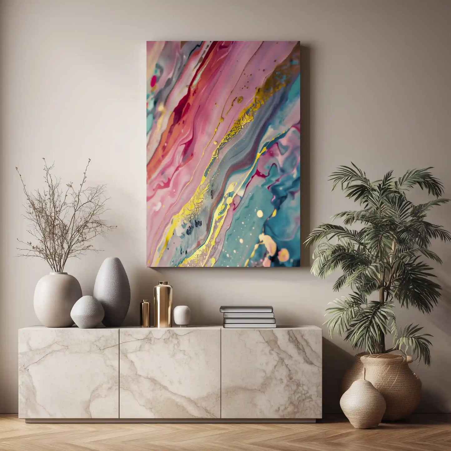 Leinwandbild Abstrakt Premium Leinwand