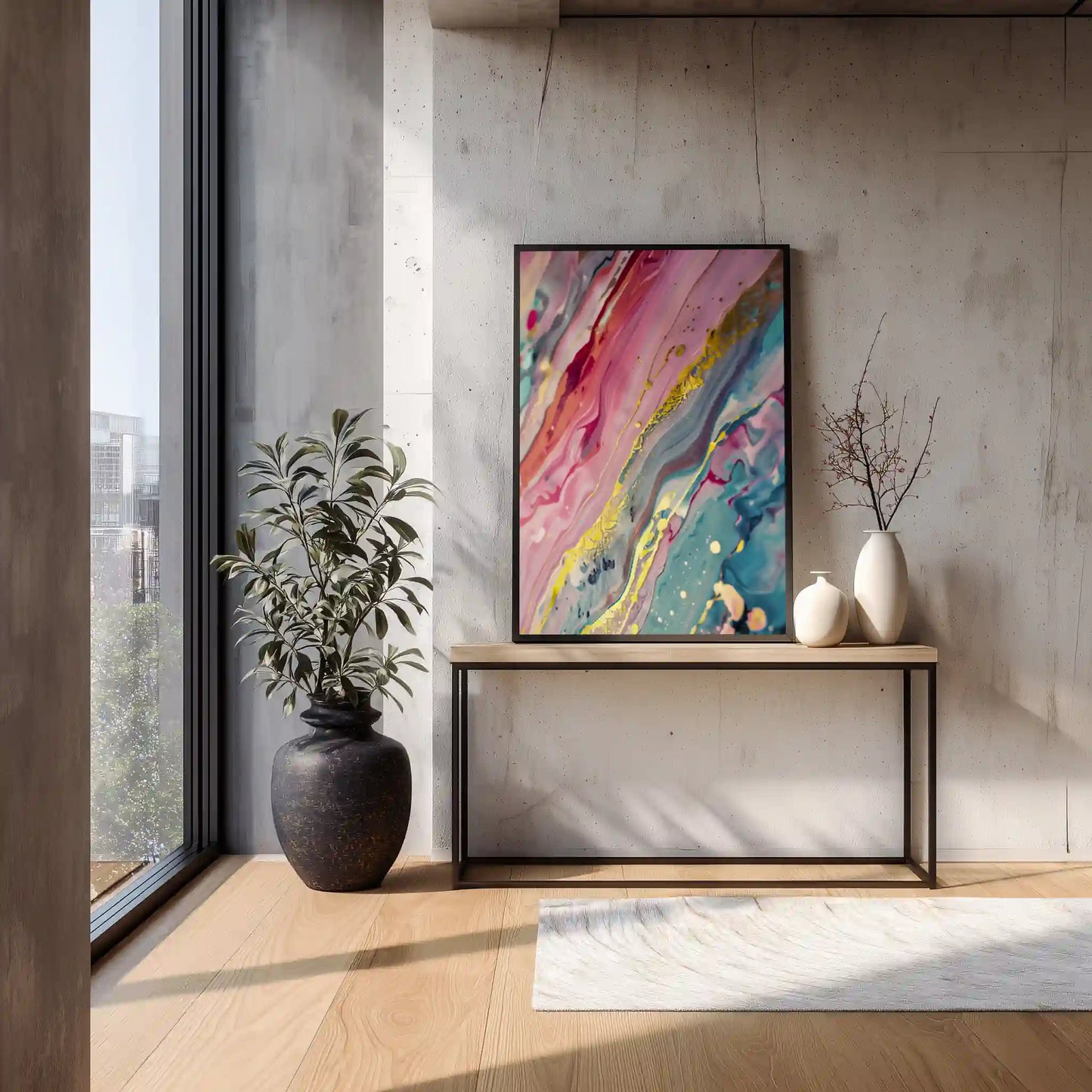 Leinwandbild Abstrakt Premium Leinwand
