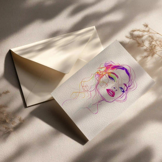 Grußkarte Beauty/LGBTQ Motiv