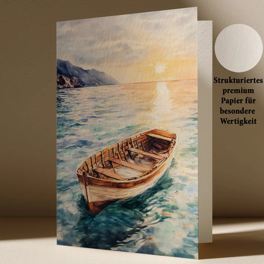 Grußkarte mit Trauer Motiv