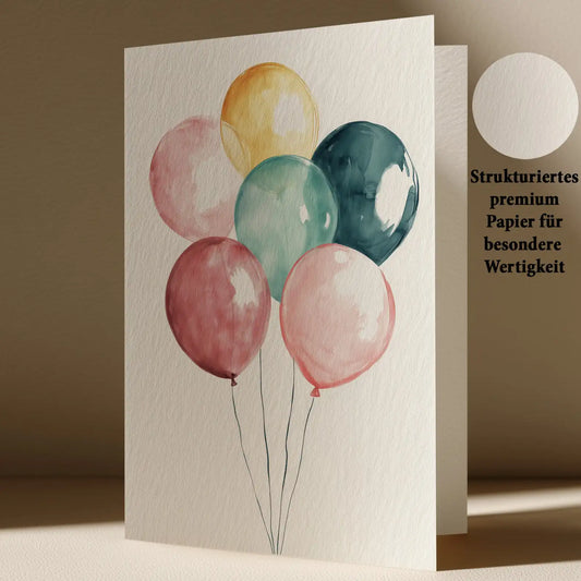 Grußkarte mit Geburtstags Motiv